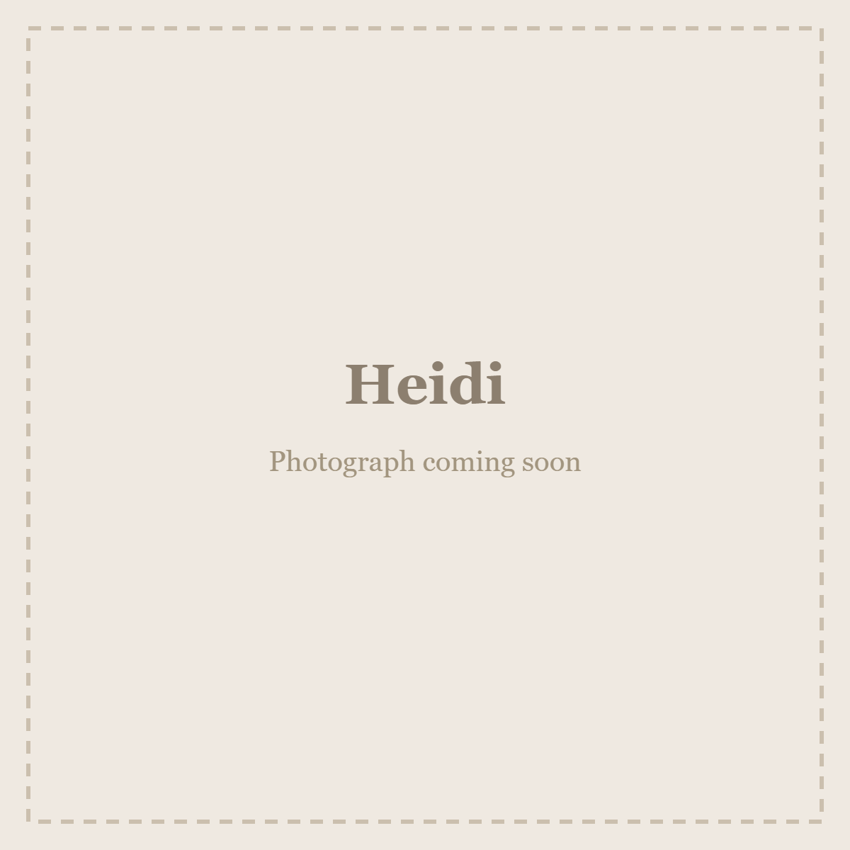 Placeholder image: a photograph of Heidi, our black tortoiseshell British Shorthair girl, is coming soon